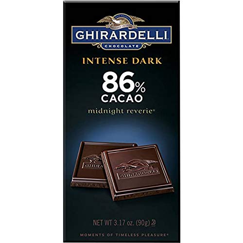 Ghirardelli Intense Dark Midnight Reverie Chocolate Bar, 3.17 Ounce (Pack of 12)