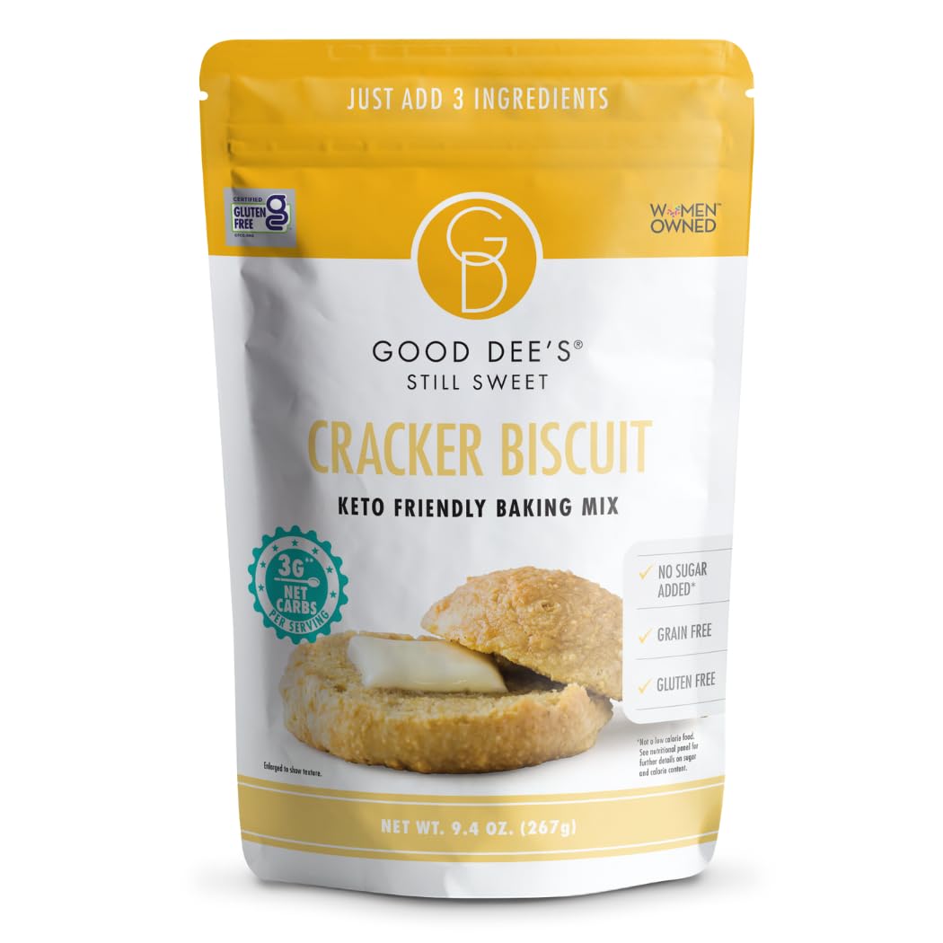 Good Dee's Butter Pecan Cookie Mix I Keto Baking Mix I Sugar Free, Diary Free, Gluten Free, Soy Free, Low Carb Cookie Mix I Diabetic and Atkins Friendly - 2g Net Carbs
