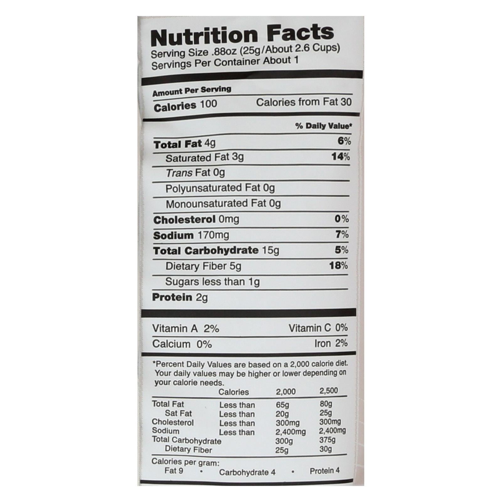 Lesser Evil Organic Himalayan Pink Popcorn - .88 Oz