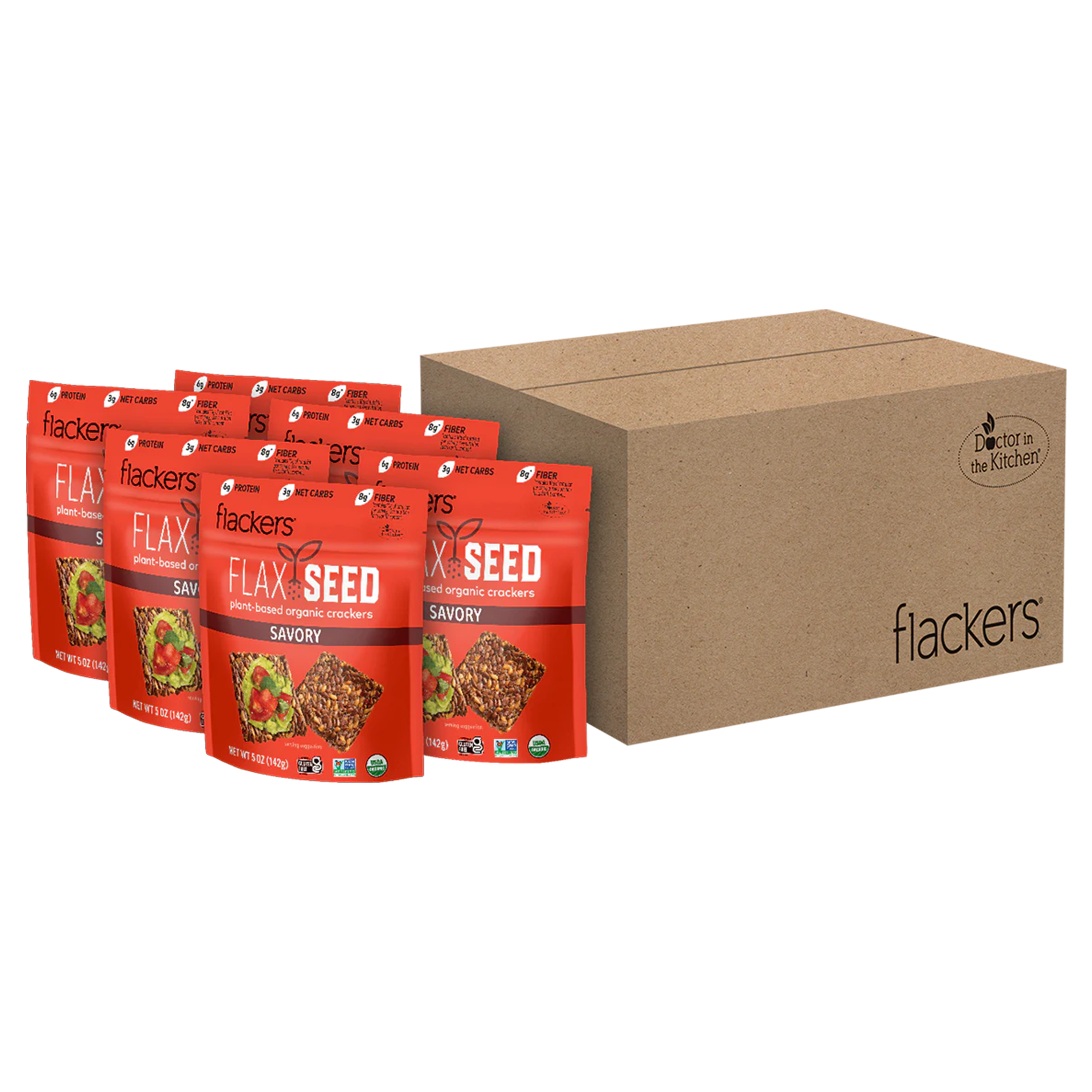 (6-Pack) Savory Flackers